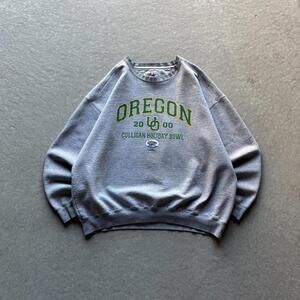 Vintage 2000 University Of Oregon Football Bowl Sweatshirt